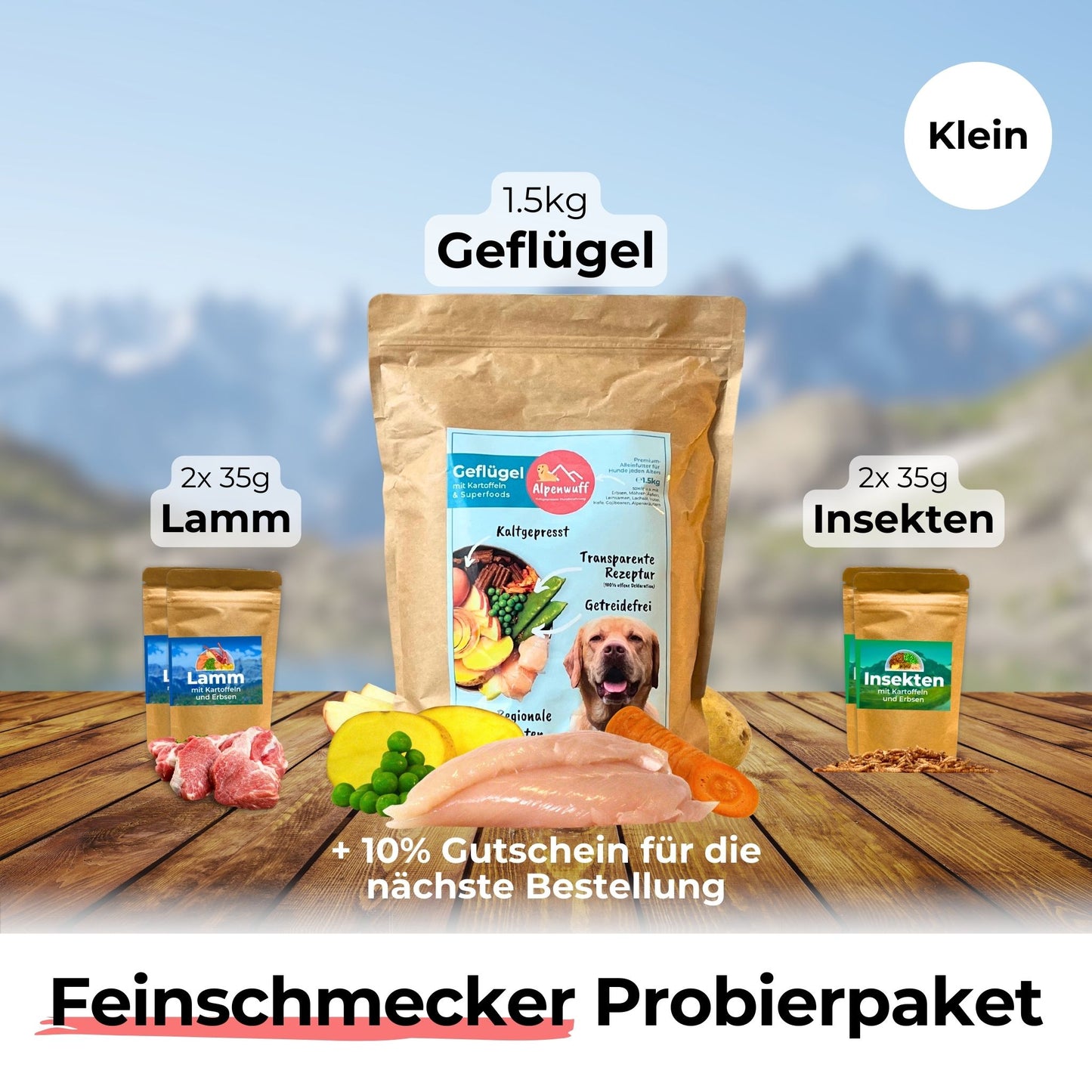 Hundefutter Probierpaket