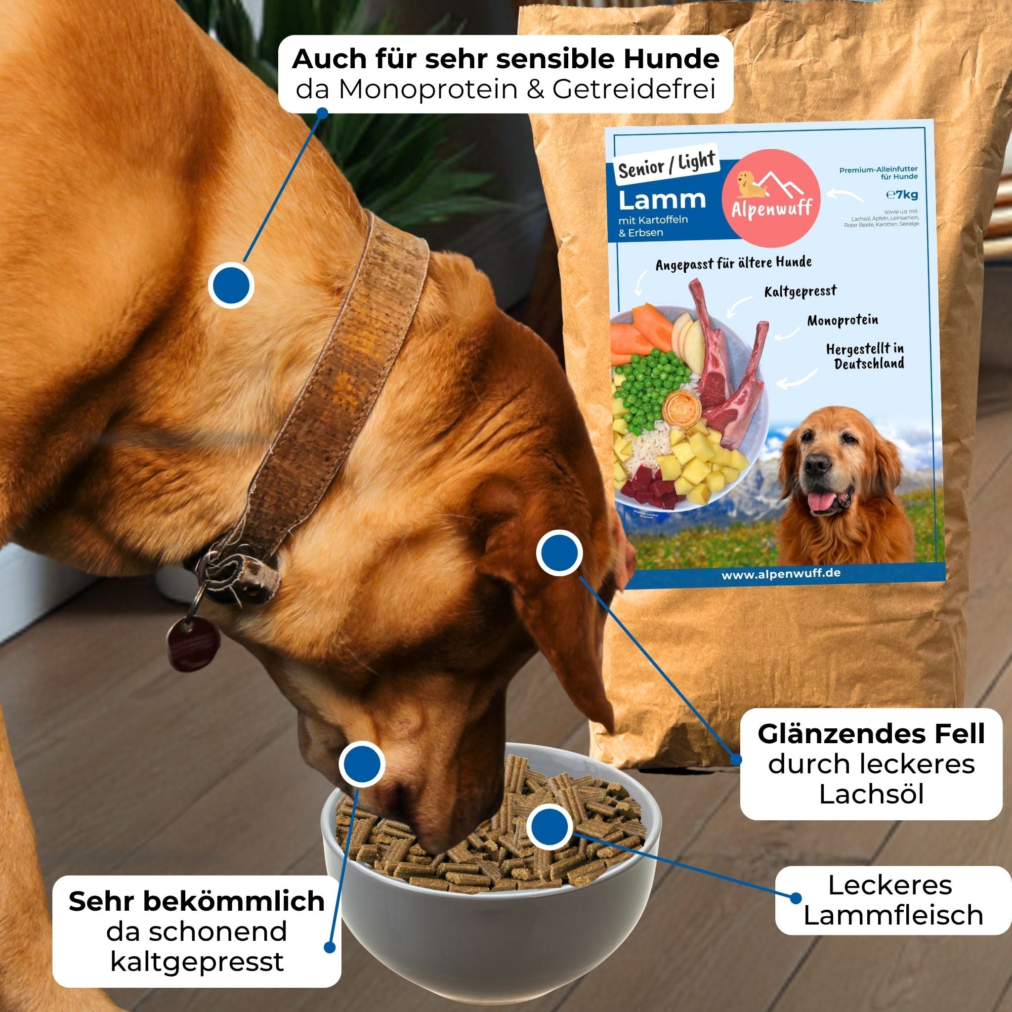 Lamb with potatoes & peas