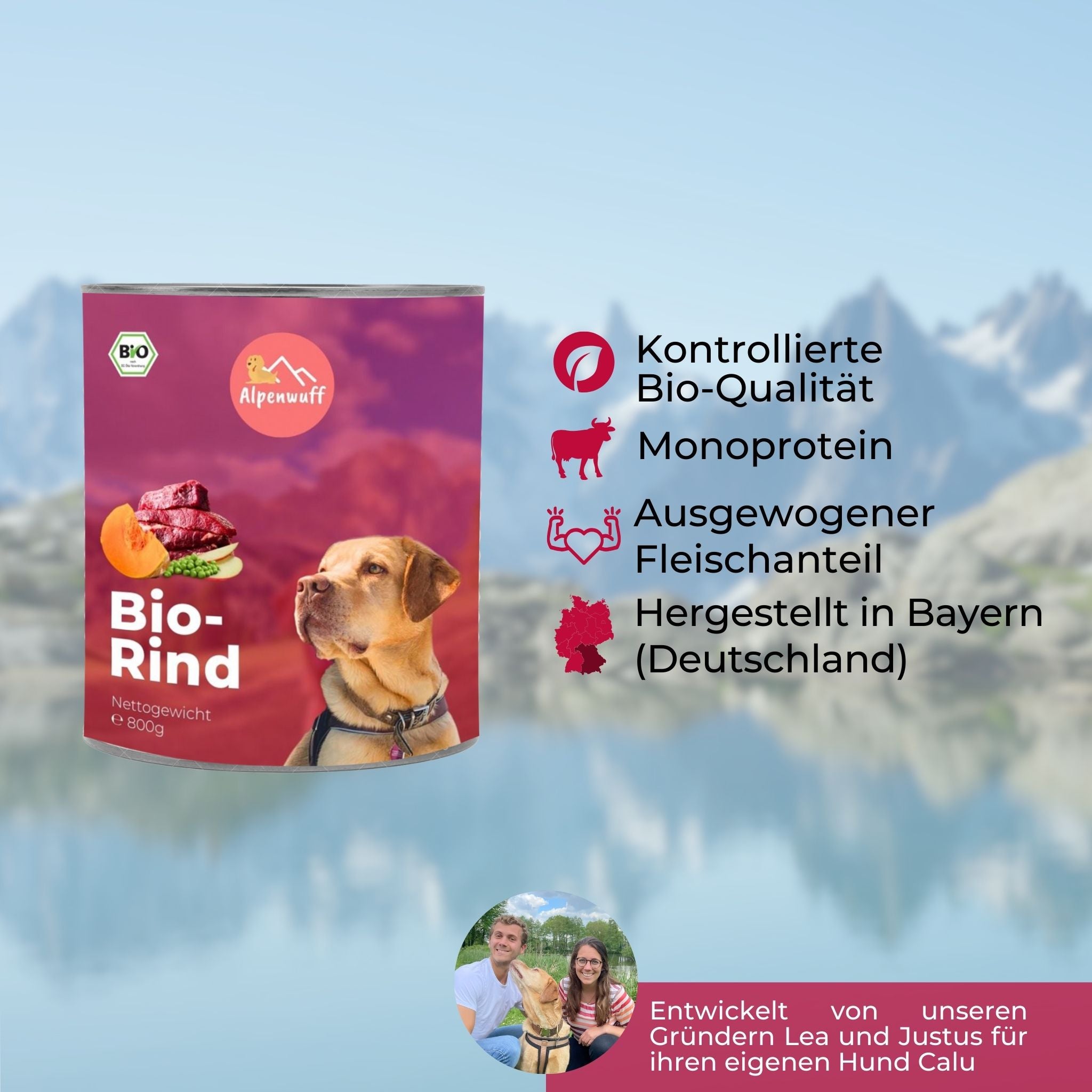 Hundefutter Probierpaket Rind