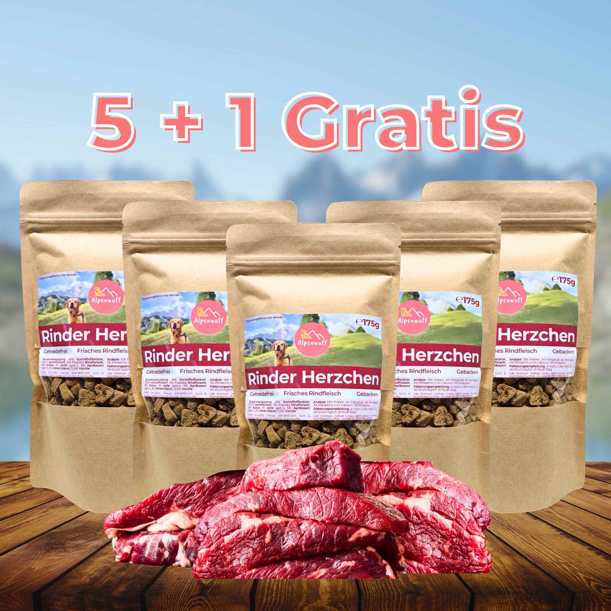 #Variante 5x175g + 1 Gratis