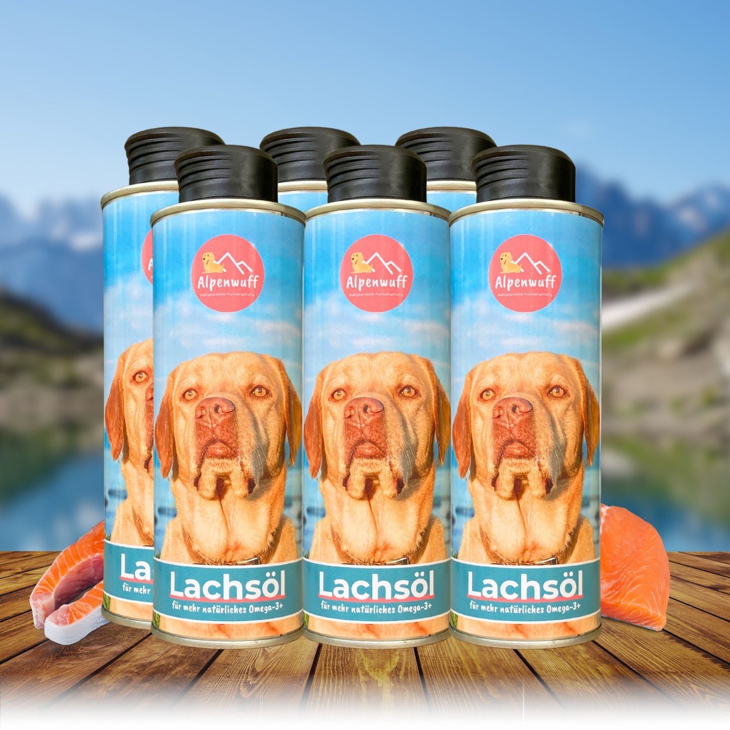 Lachsöl für Hunde - Omega3+