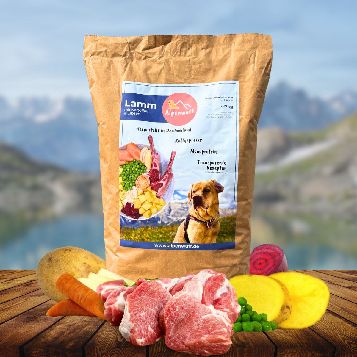 Lamm mit Kartoffeln & Erbsen